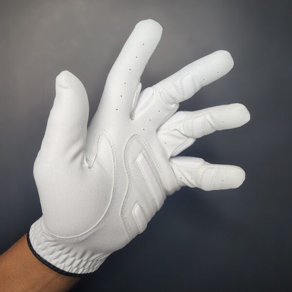 Monkey Grip Power Pad Happy Left Hand Black/White Golf Glove [Monkey Grip Power Pad 0402] - Gambar 2