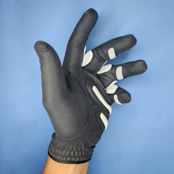 Monkey Grip Power Pad Happy Left Hand Black/White Golf Glove [Monkey Grip Power Pad 0402] - Gambar 5