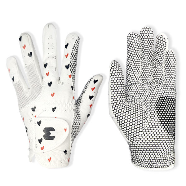 Monkey Grip Character Silicon Grip Two-hand Women's Golf Gloves - Gambar 3