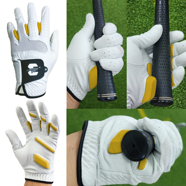 Monkey Grip Wedge Pad Happy Left Hand Golf Gloves [Monkey Grip Wedge Pad] - Gambar 6