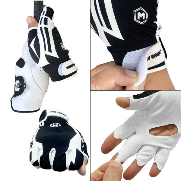 Monkey Grip Power Right Hand Back Color Golf Glove [Sun Cover] - Gambar 6