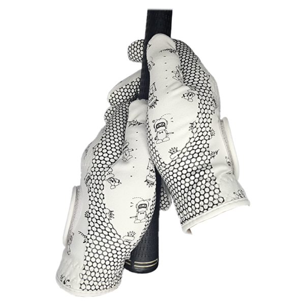 Monkey Grip Character Silicon Grip Two-hand Women's Golf Gloves - Gambar 9