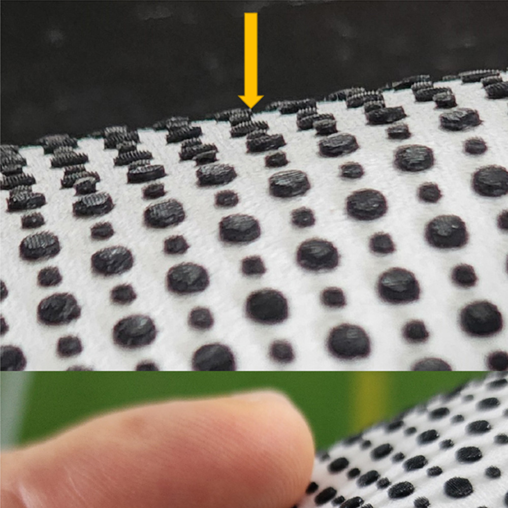Monkey Grip Finger Print Silicone Synthetic Golf Gloves - Gambar 6