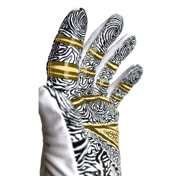 Monkey Grip Finger Print Silicone Synthetic Golf Gloves - Gambar 10