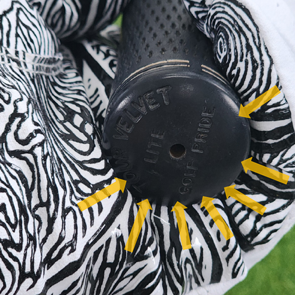 Monkey Grip Finger Print Silicone Synthetic Golf Gloves - Gambar 8