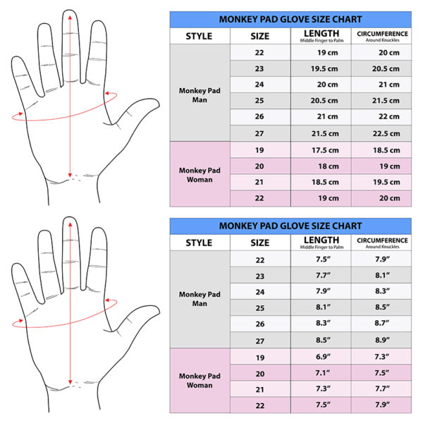 Monkey Grip Power Pad Right-Hand Golf Gloves - Gambar 3